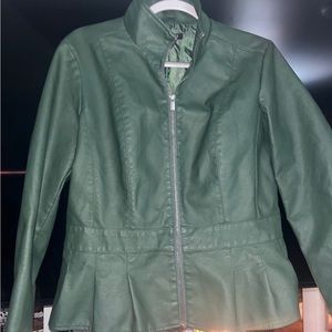 Faux leather jacket